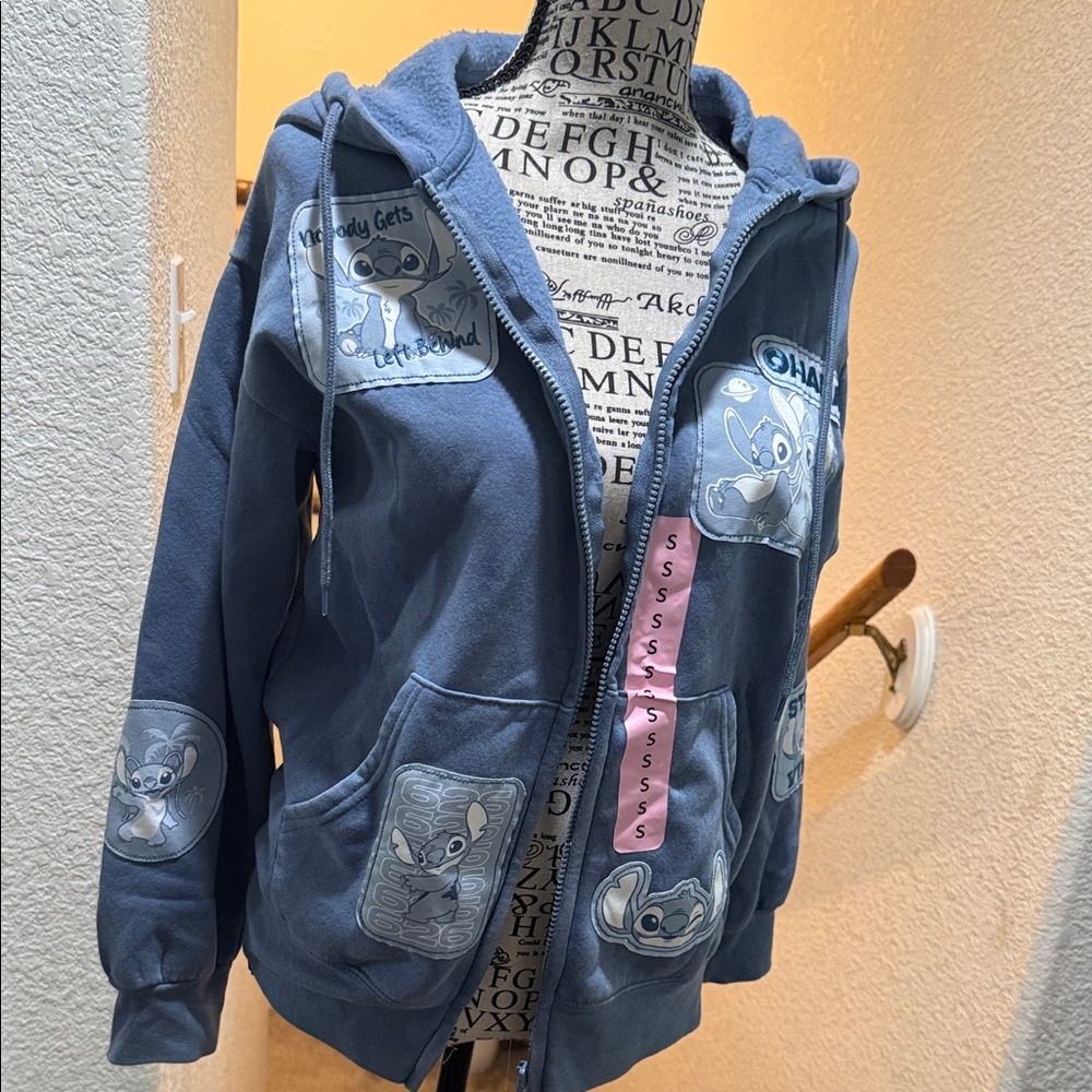 Disney Stitch Blue Fleece Jacket